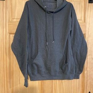 Fruit of the Loom Gray Sweatshirt Hoodie Relaxed Fit
